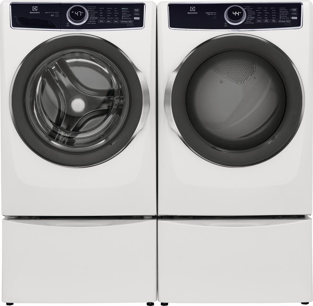 Electrolux White Front Load Gas Steam Dryer (8.0 Cu. Ft.) - ELFG7537AW