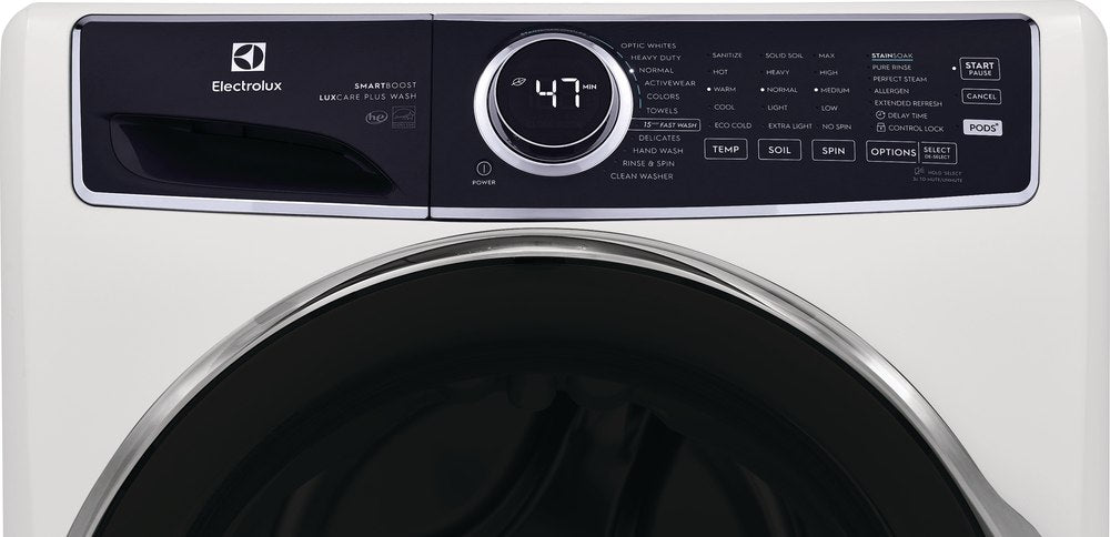 Electrolux White Front Load Steam Washer (5.2 Cu. Ft.) - ELFW7637AW