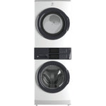Electrolux White LuxCare Laundry Tower with Washer (5.1 cu. ft.) and Electric Dryer (8 cu. ft.) - ELTE730CAW