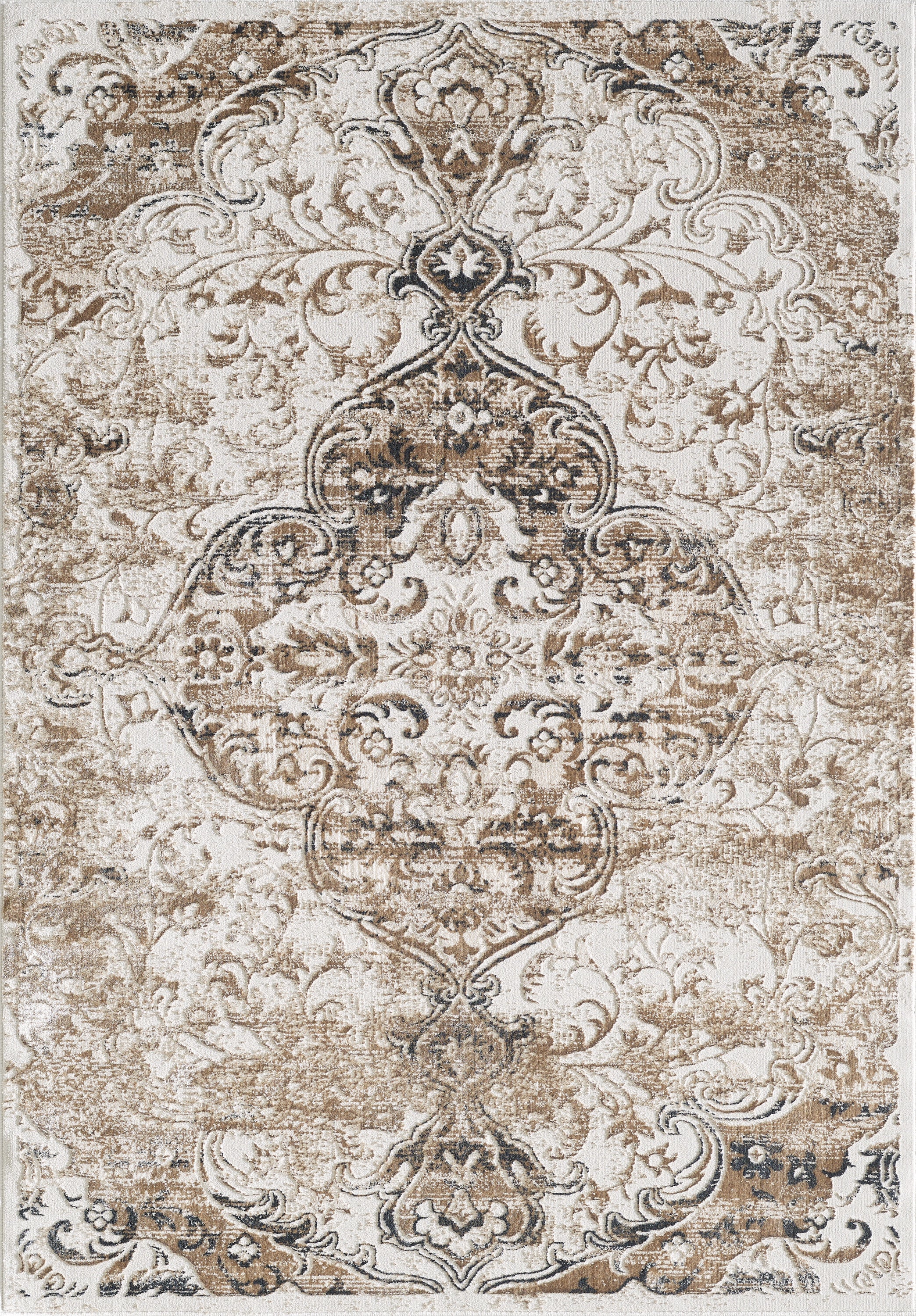 Merinos Emojy 7'8" x 10'8" Area Rug - Cream