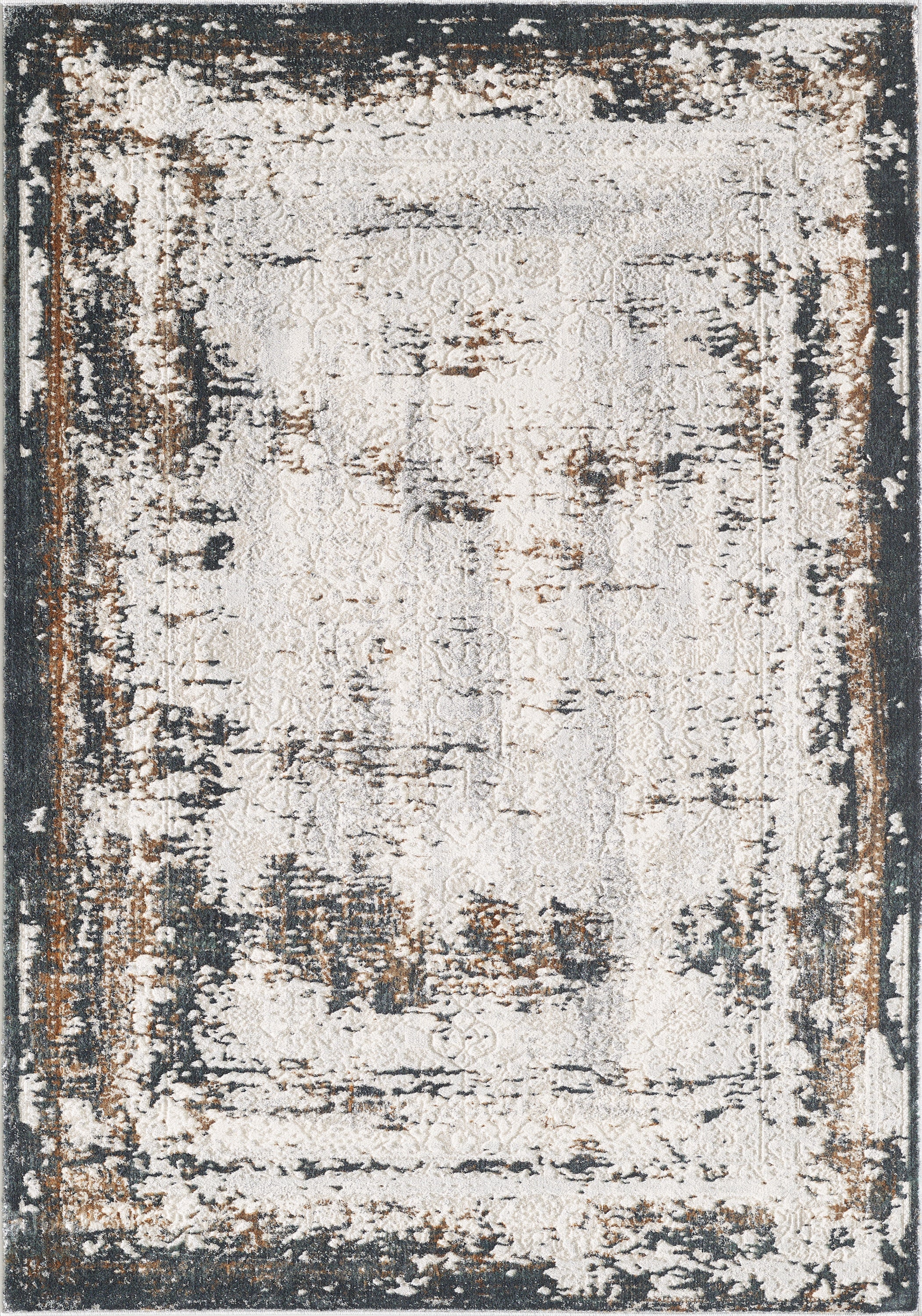 Merinos Emojy 6'6" x 9'5" Area Rug - Cream, Grey