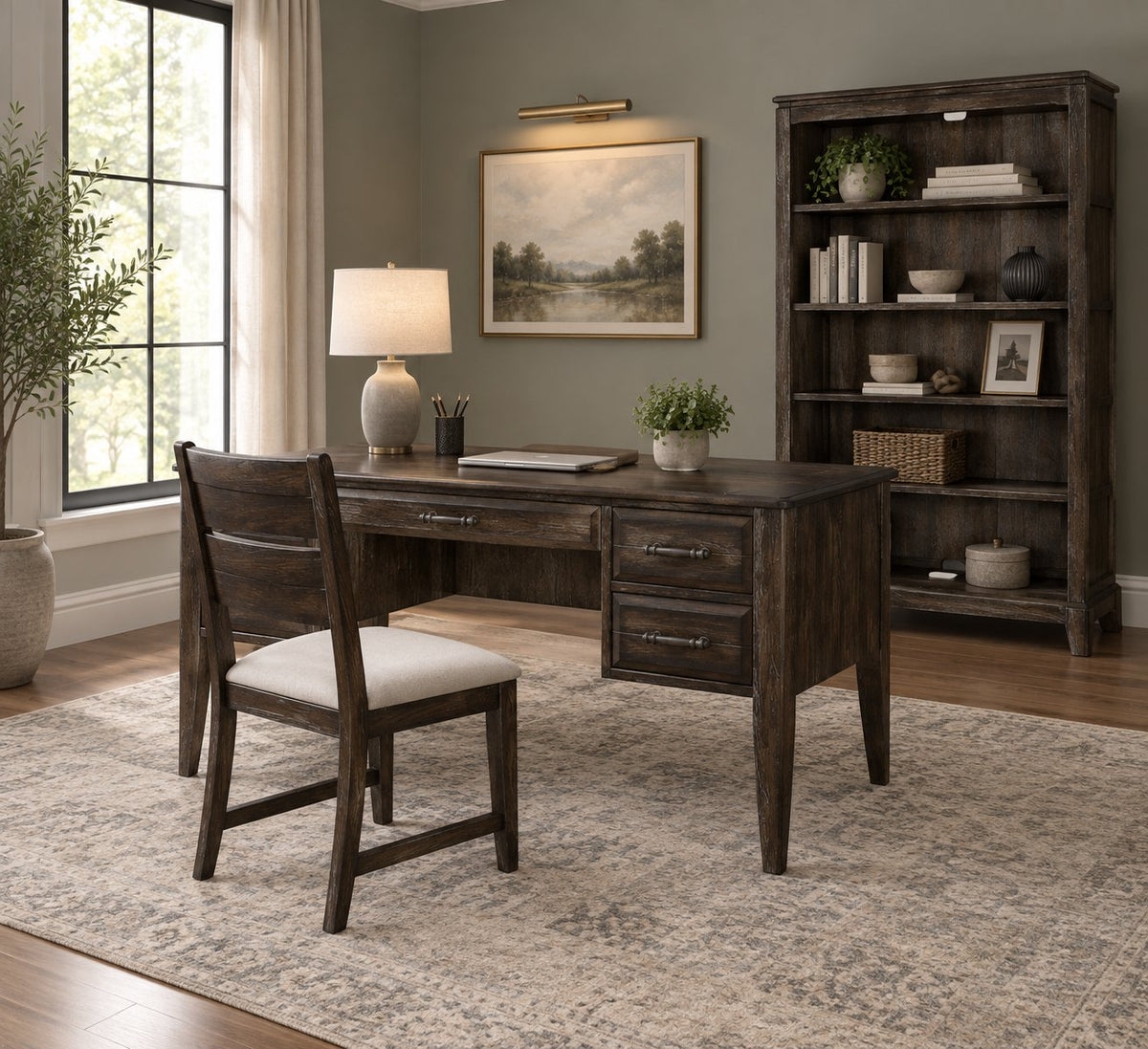 Bellamy Lane Open Bookcase - Coffee