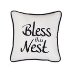 Blessing Embroidered Decorative Cushion