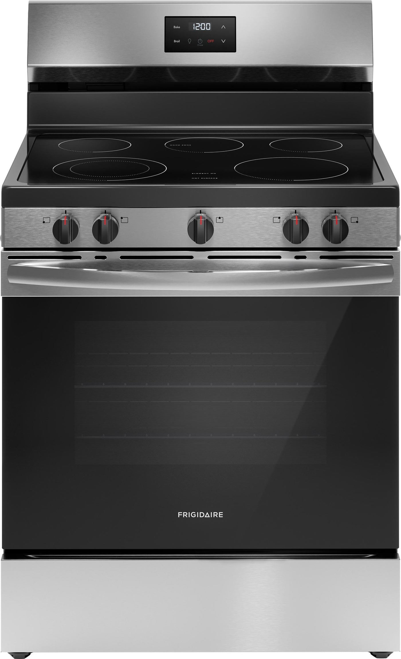 Frigidaire Stainless Steel 30" Electric Range (5.3 Cu. Ft) - FCRE305CBS