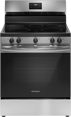 Frigidaire Stainless Steel 30" Electric Range (5.3 Cu. Ft) - FCRE305CBS