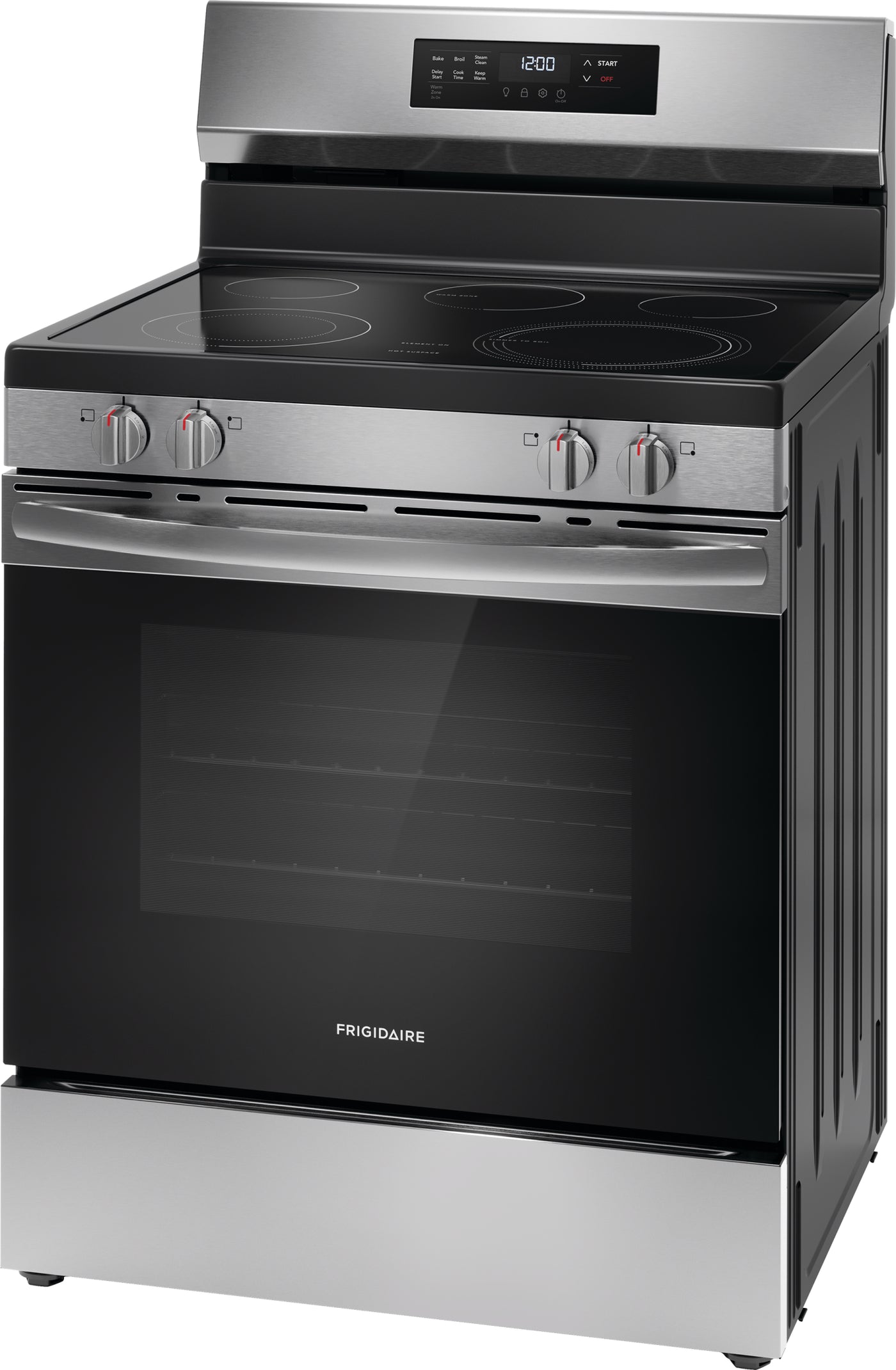 Frigidaire Stainless Steel 30" Freestanding Electric Range with EvenTemp™ (5.3 Cu.Ft) - FCRE306CAS