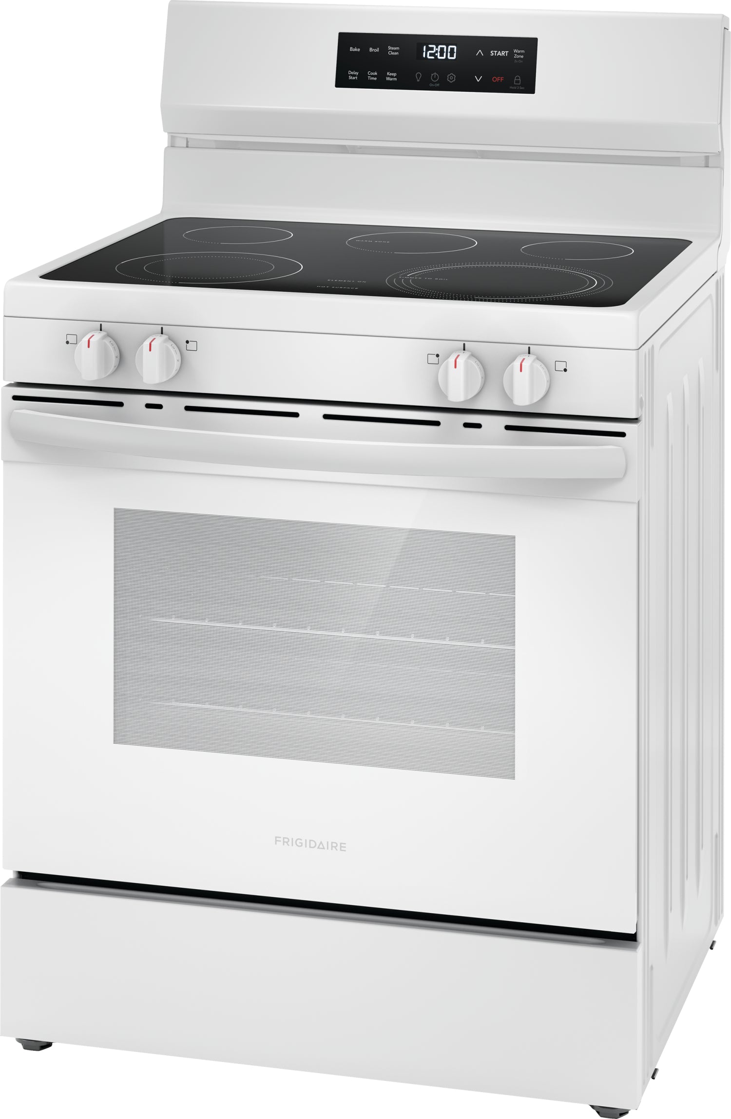 Frigidaire White 30" Electric Range with EvenTemp™ (5.3 Cu.Ft) - FCRE306CAW