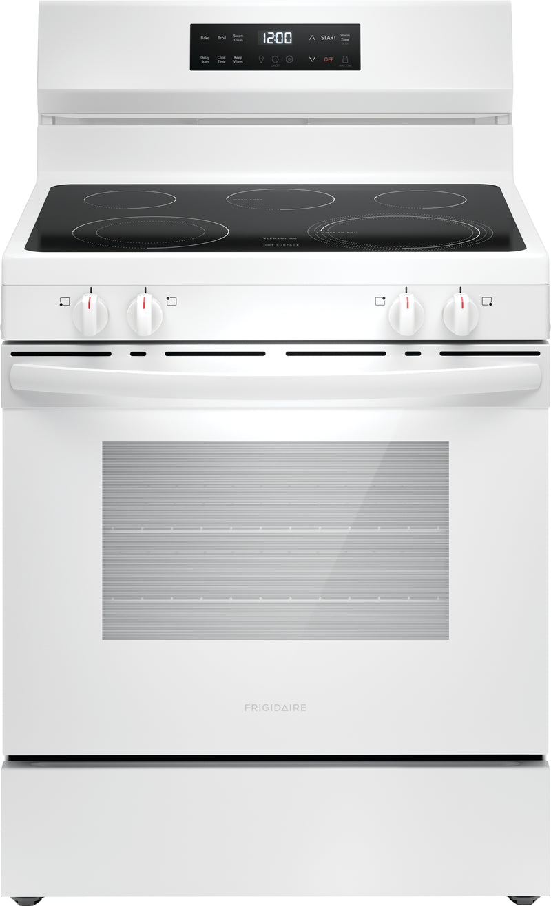 Frigidaire White 30" Electric Range with EvenTemp™ (5.3 Cu.Ft