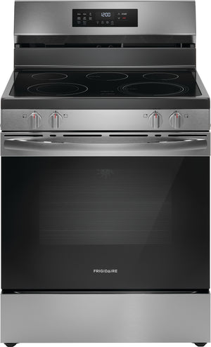 Frigidaire Stainless Steel 30" Freestanding Electric Range with Air Fry (5.3 Cu. Ft.) - FCRE308CAS