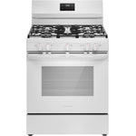 Frigidaire White 30" Gas Range (5.1 Cu. Ft) - FCRG3052BW