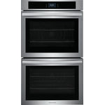 Frigidaire Stainless Steel 30" Double Wall Oven with Fan Convection (10.6 Cu. Ft) - FCWD3027AS