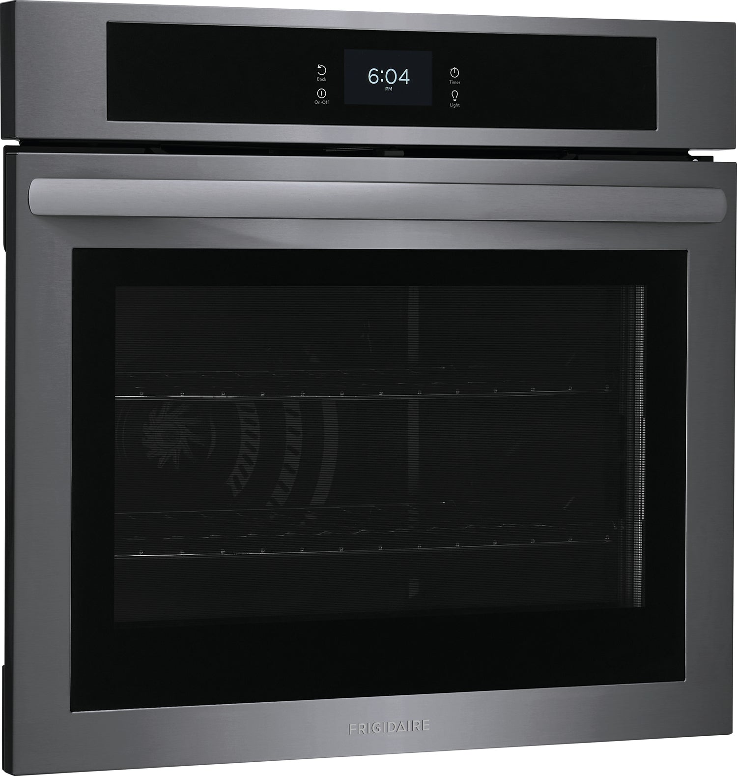 Frigidaire Black Stainless Steel 30" Single Wall Oven with Fan Convection (5.3 Cu. Ft) - FCWS3027AD