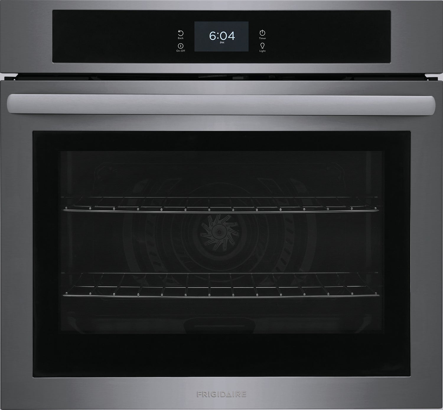 Frigidaire Black Stainless Steel 30" Single Wall Oven with Fan Convection (5.3 Cu. Ft) - FCWS3027AD