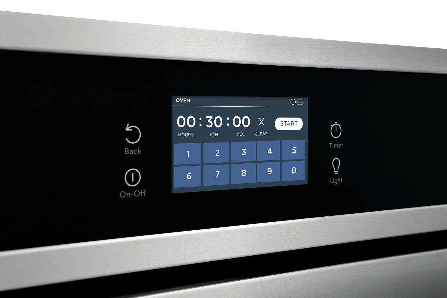 Frigidaire Stainless Steel 30" Single Wall Oven with Fan Convection (5.3 Cu. Ft) - FCWS3027AS