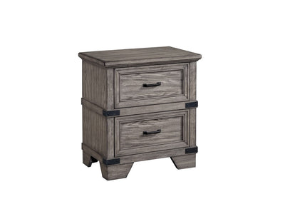 Forge Night Table - Brownish Grey
