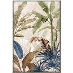 Fronds in Colour II Wall Art - Green/Blue - 29 X 43