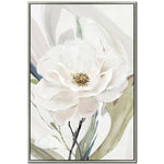 White Bloom I Wall Art - White/Green - 29 X 43