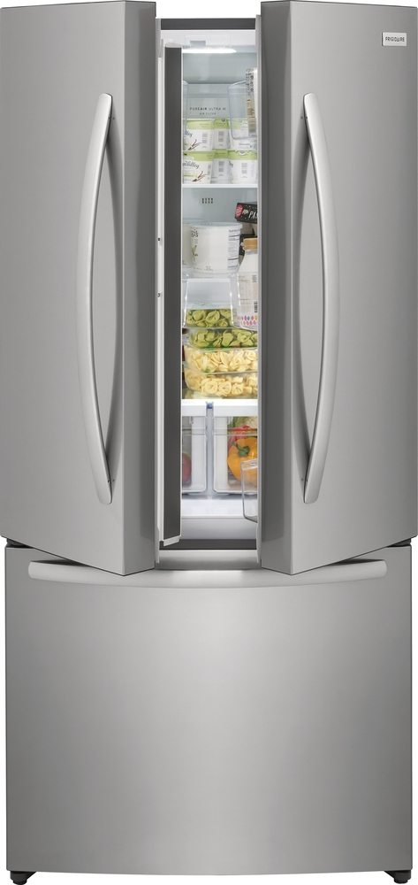 Frigidaire 31.5" 17.6 Cu. Ft. Brushed Stainless Steel French Door Refrigerator - FRFG1723AV