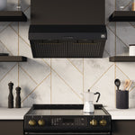 Forno Premium Black Kitchen Package with Range and Range Hood - FBDL-002-02CA