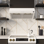 Forno Premium White Kitchen Package with Range and Range Hood - FBDL-002-03CA