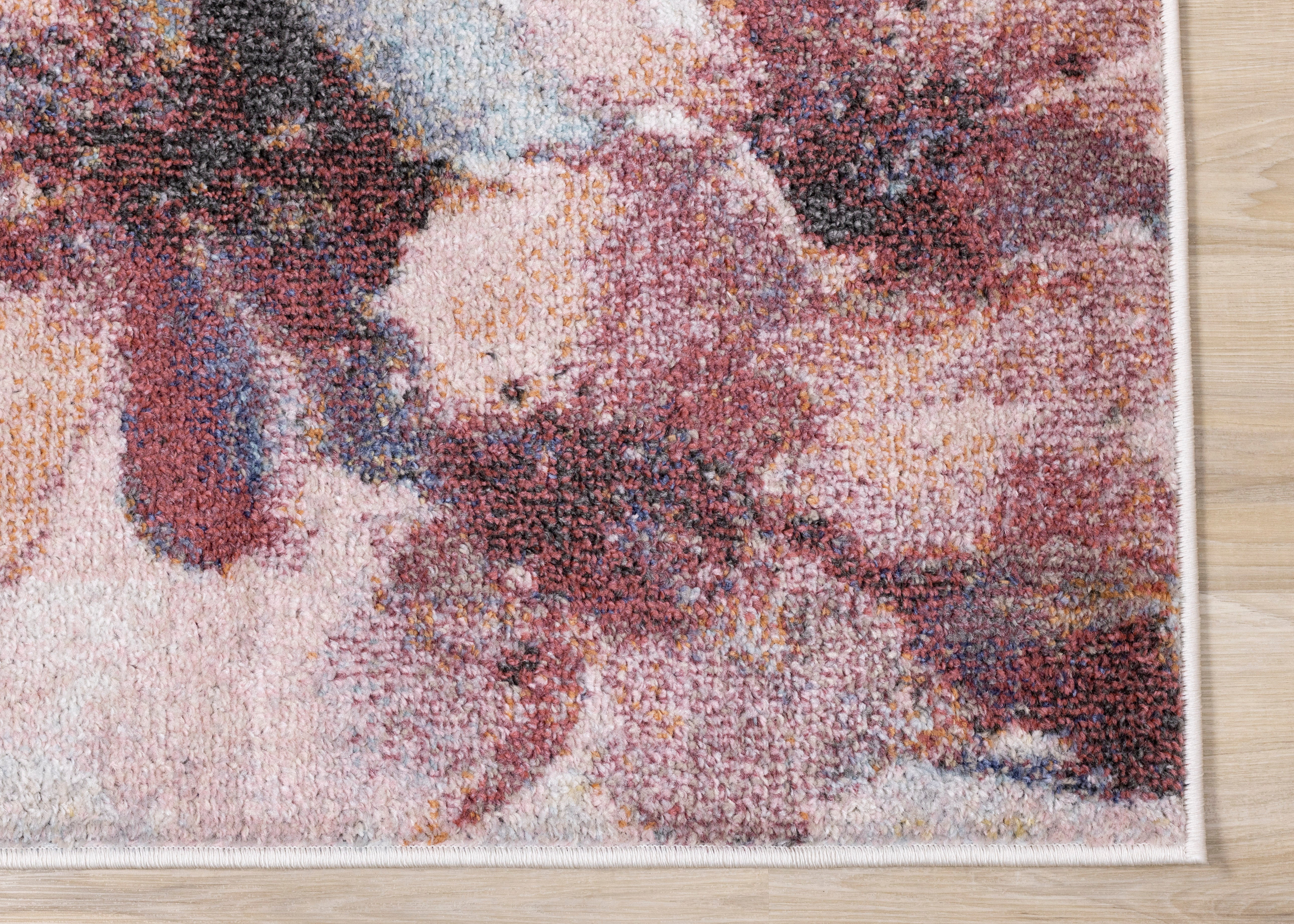 Fresco 6'7" x 9'6" Cherry Blossom Area Rug