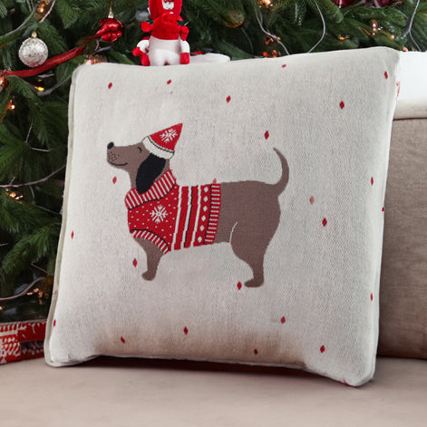 Ponderosa IV 20" x 20" Decorative Cushion - Natural/Red/Multi