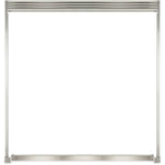 Frigidaire Professional Stainless Steel 84" Louvered Double Trim Kit - TRMKTEZ2LV84