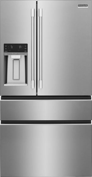 Frigidaire Professional 36" 21.4 Cu. Ft. Stainless Steel Counter-Depth 4-Door French Door Refrigerator - PRMC2290BF