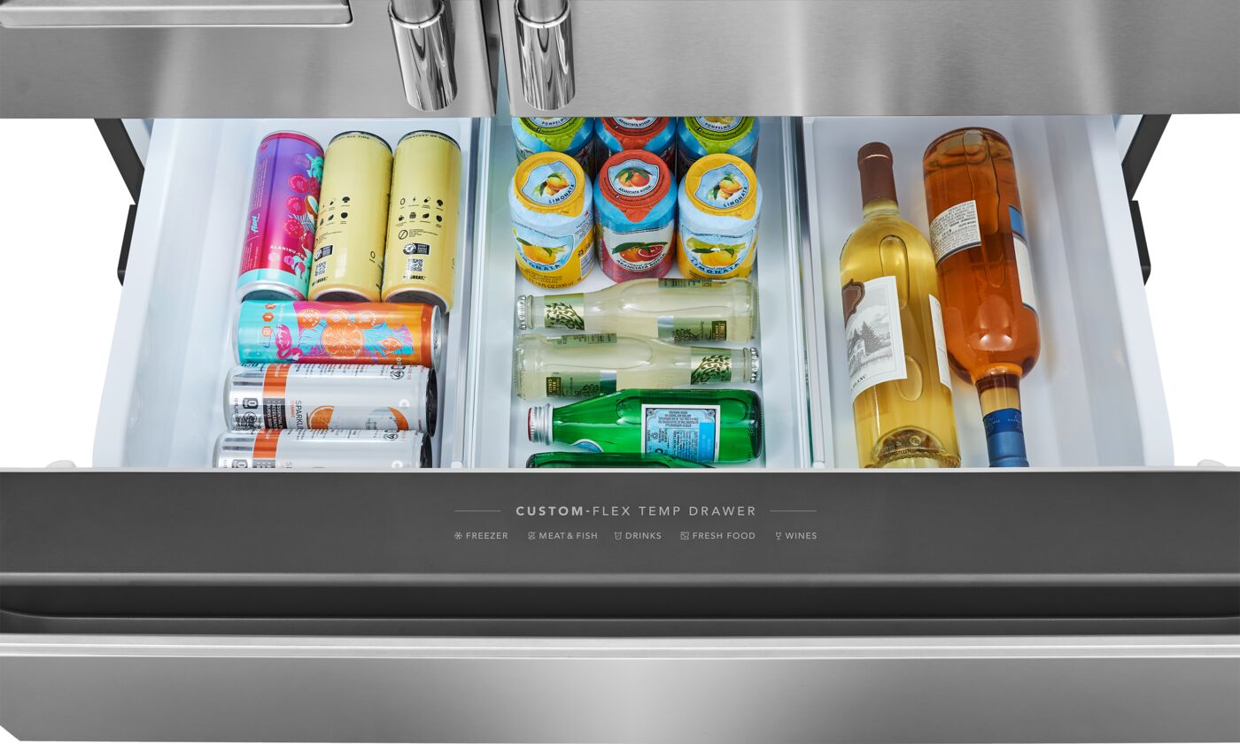 Frigidaire Professional 36" 21.4 Cu. Ft. Stainless Steel Counter-Depth 4-Door French Door Refrigerator - PRMC2290BF