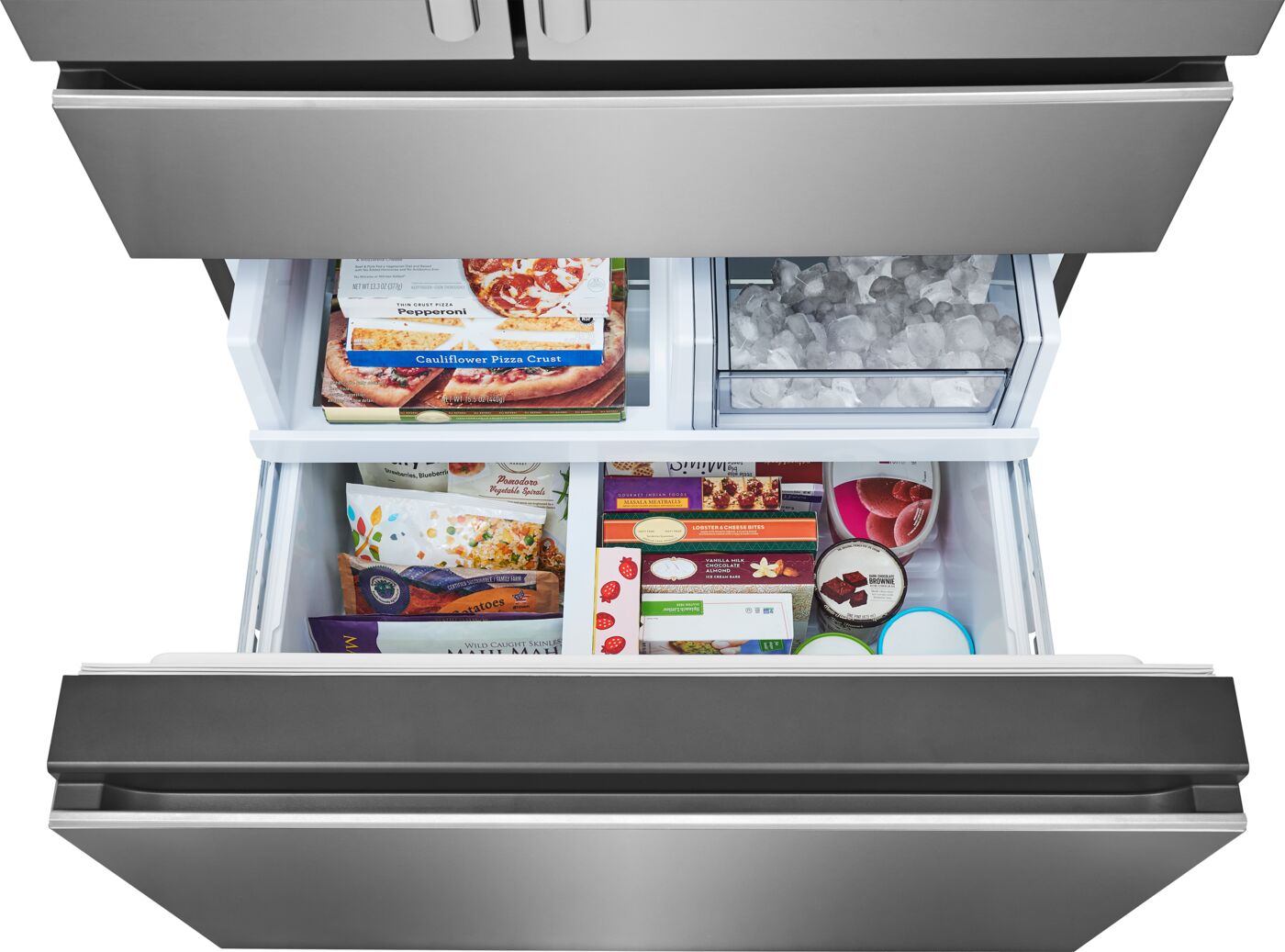 Frigidaire Professional 36" 26.0 Cu. Ft. Stainless Steel Standard-Depth 4-Door French Door Refrigerator - PRMS2790BF