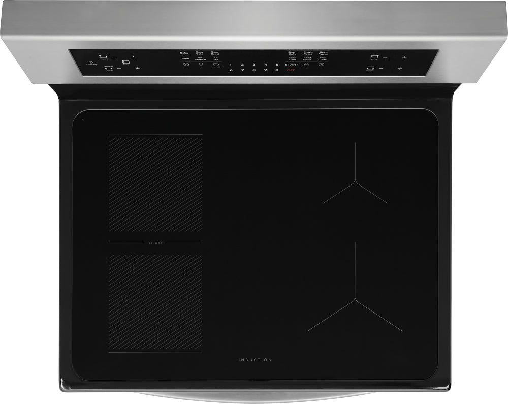 Frigidaire Stainless Steel 30" Freestanding Induction Range with Air Fry (5.3 Cu. Ft.) - GCRI306CBF