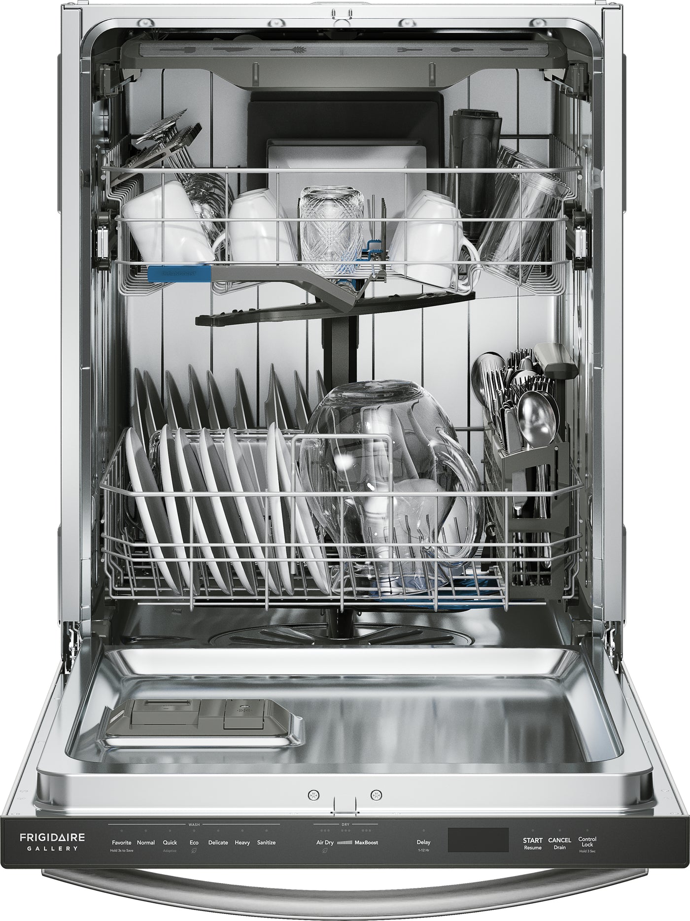 Frigidaire Gallery Stainless Steel Tub 24 "Built-In Dishwasher with CleanBoost® Technology - GDSH4735AF
