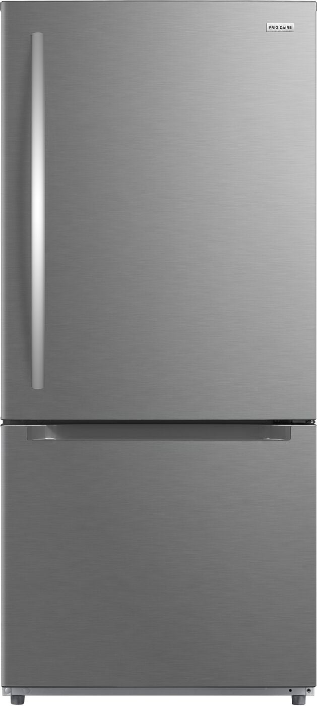 Frigidaire 30" 18.7 Cu. Ft. Stainless Steel Standard-Depth Bottom Freezer Refrigerator - FRBE1925AF