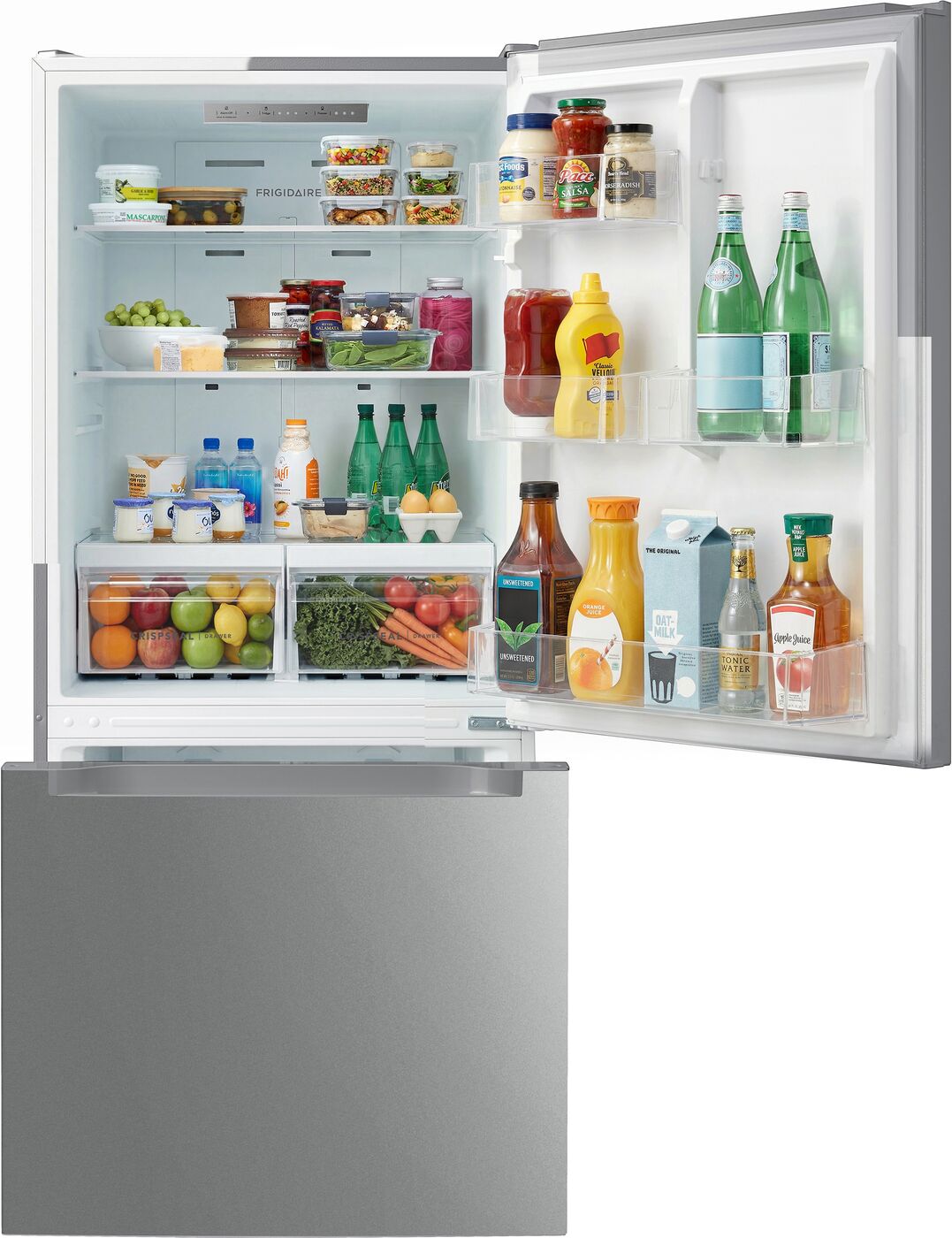 Frigidaire 30" 18.7 Cu. Ft. Stainless Steel Standard-Depth Bottom Freezer Refrigerator - FRBE1925AF
