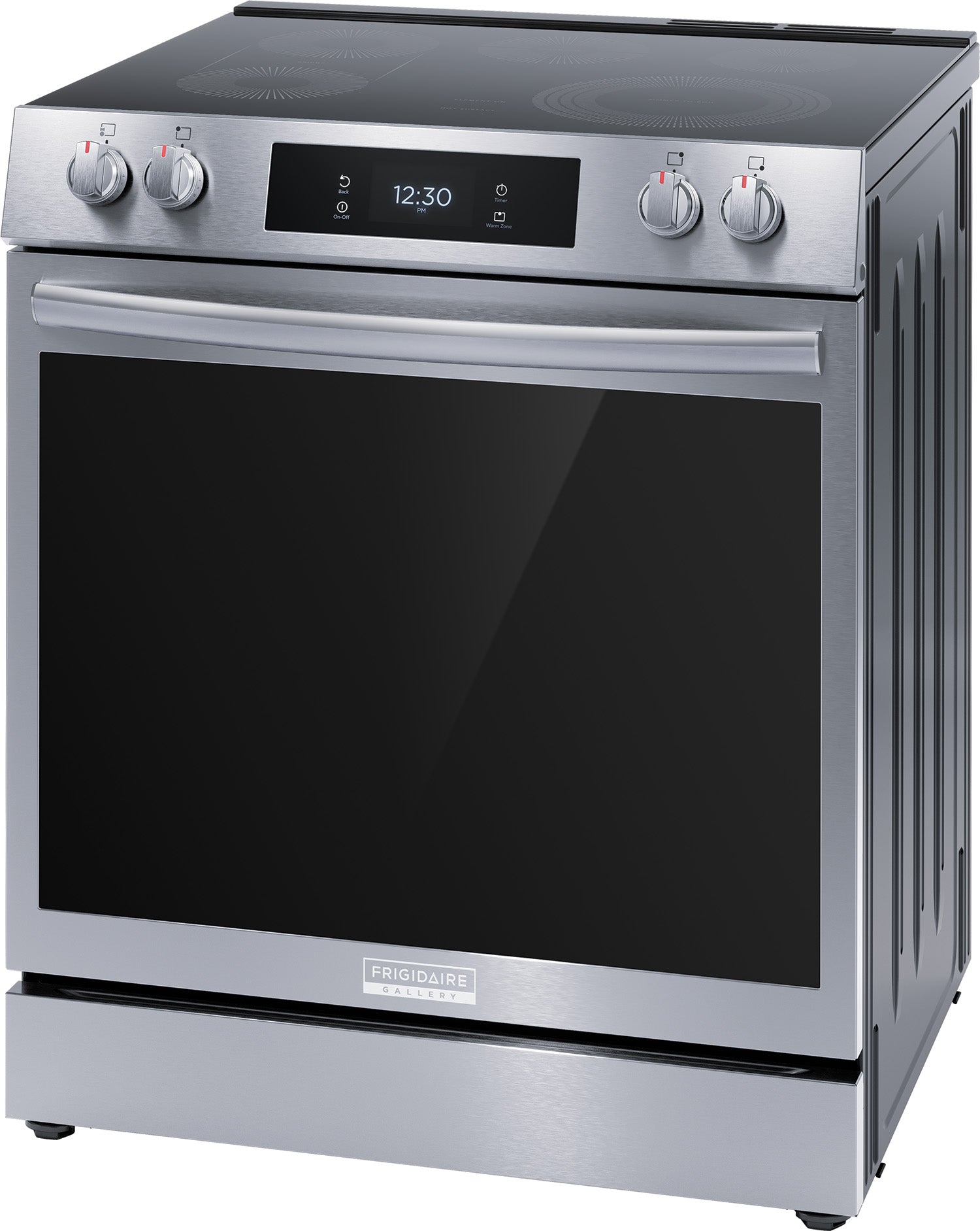 Frigidaire Gallery Smudge-Proof Stainless Steel 30" Front Control Electric Range with Total Convection (6.2 Cu. Ft) - GCFE306CBF