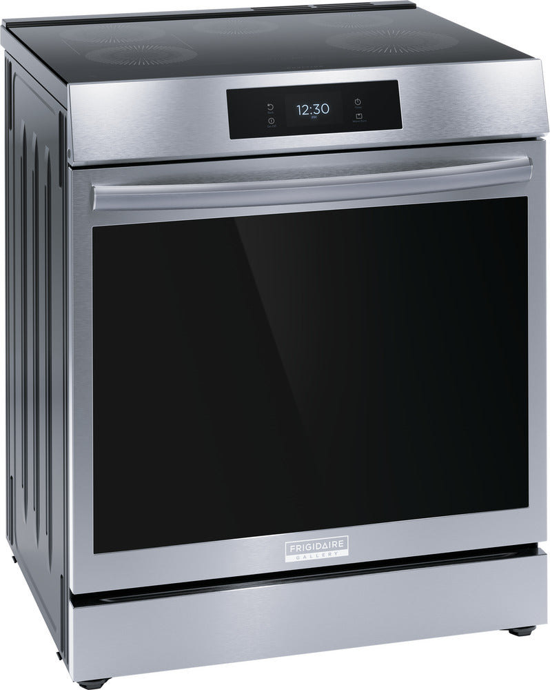 Frigidaire Gallery Smudge-Proof Stainless Steel 30" Front Control Induction Range with Total Convection (6.2 Cu. Ft) - GCFI306CBF