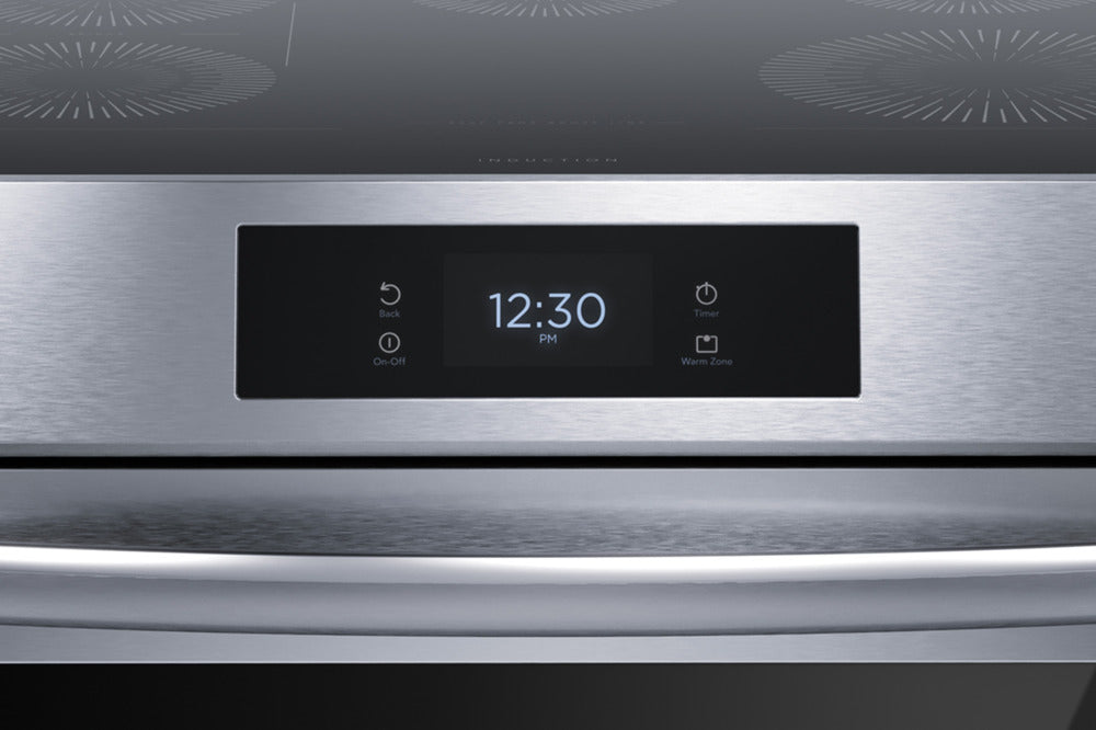 Frigidaire Gallery Smudge-Proof Stainless Steel 30" Front Control Induction Range with Total Convection (6.2 Cu. Ft) - GCFI306CBF