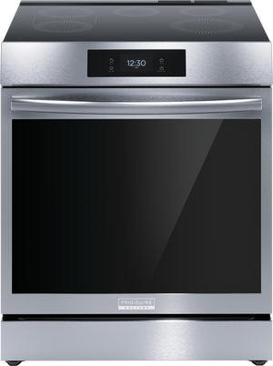 Frigidaire Gallery Smudge-Proof Stainless Steel 30" Front Control Induction Range with Total Convection (6.2 Cu. Ft) - GCFI306CBF