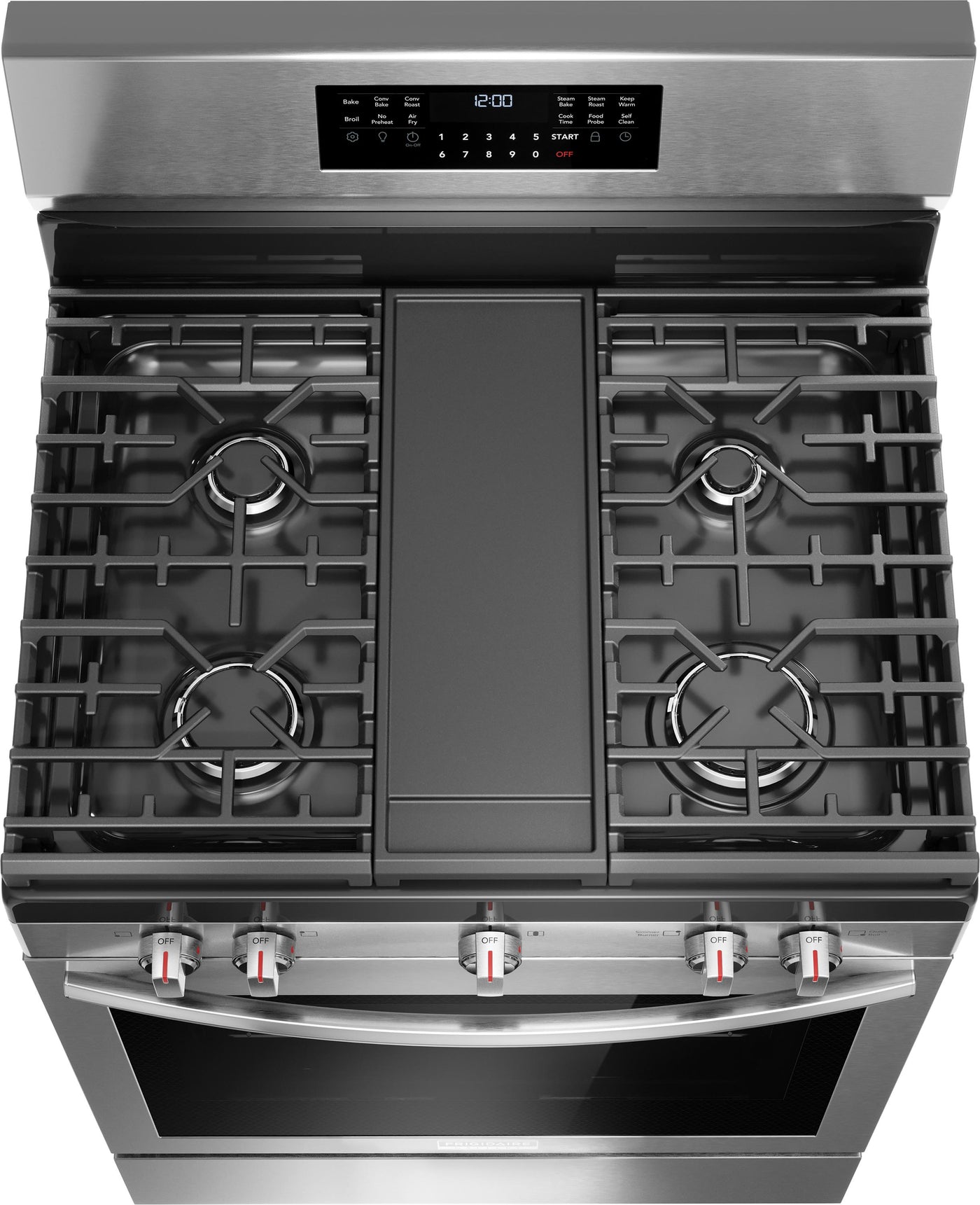 Frigidaire Gallery Smudge-Proof® Stainless Steel 30" Gas Range with Total Convection (5.1 Cu. Ft) - GCRG3060BF