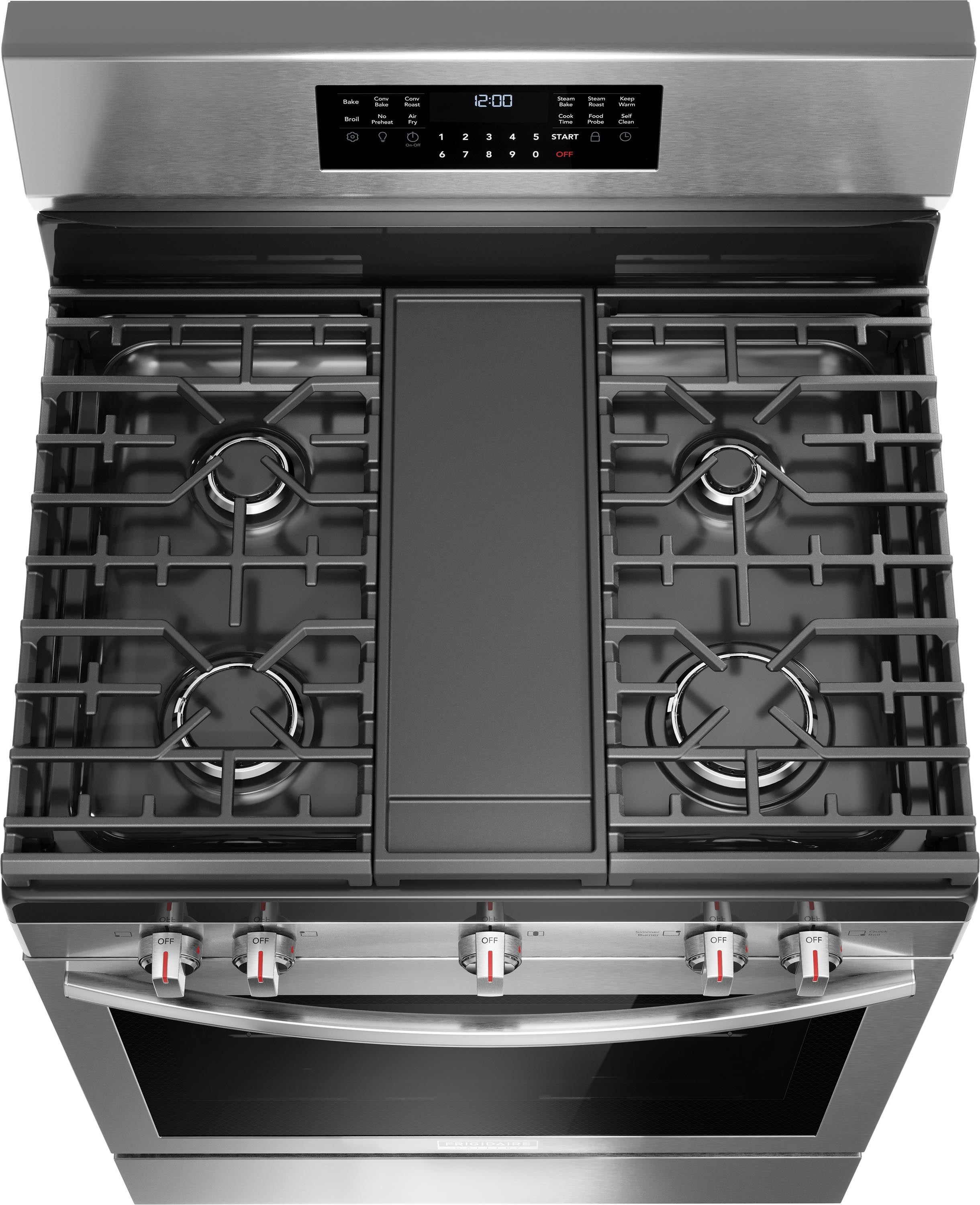 Frigidaire Gallery Smudge-Proof® Stainless Steel 30" Gas Range with Total Convection (5.1 Cu. Ft) - GCRG3060BF