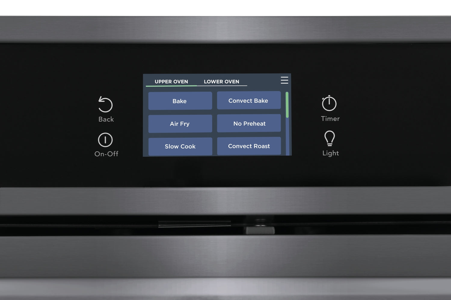 Frigidaire Gallery Smudge-Proof Black Stainless Steel 30" Double Wall Oven with Total Convection (10.6 Cu. Ft) - GCWD3067AD