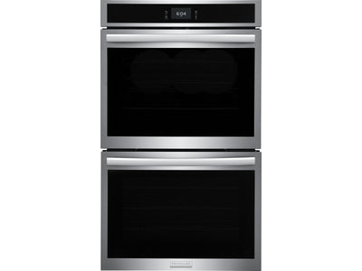 Frigidaire Gallery Smudge-Proof Stainless Steel 30" Double Wall Oven with Total Convection (10.6 Cu. Ft)- GCWD3067AF
