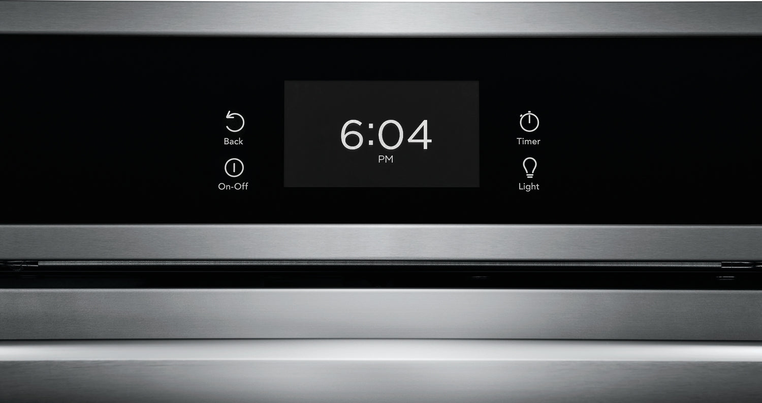 Frigidaire Gallery Smudge-Proof Stainless Steel 30" Wall Oven and Microwave Combination (1.7 Cu. Ft. / 5.3 Cu. Ft.) - GCWM3067AF