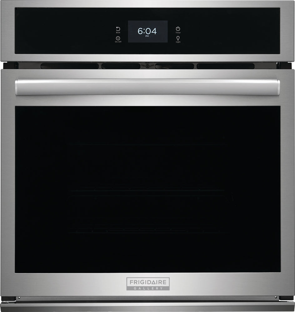 Frigidaire Gallery Smudge-Proof Stainless Steel 27" Single Wall Oven with Total Convection and Air Fry (3.8 Cu.Ft) - GCWS2767AF