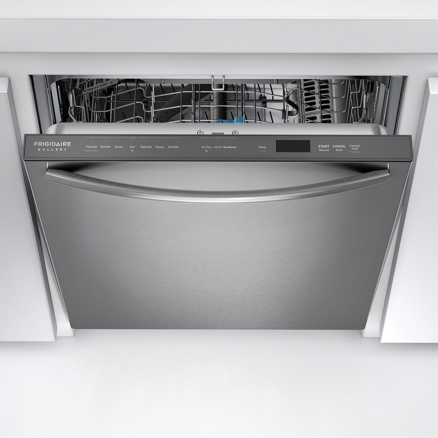 Frigidaire Gallery 24" Smudge-Proof™ Stainless Steel Dishwasher with CleanBoost™ (47 dBA) - GDSH4715AF