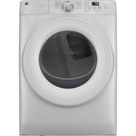 GE 7.8 cu. ft. Capacity Front Load Electric Dryer with Sanitize Cycle, Control Lock and WiFi, White - GFD35ESMYWW
