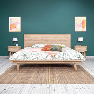 Abenra Queen Bed - Grey Wash