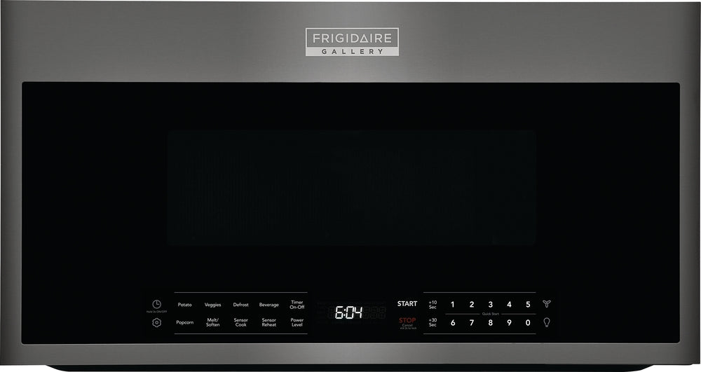 Frigidaire Gallery Smudge-Proof® Black Stainless Steel Over-The-Range Microwave with Sensor Cook (1.9 Cu. Ft.) - GMOS1964AD