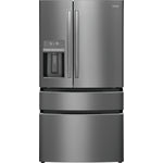 Frigidaire Gallery 36" 21.5 Cu. Ft. Smudge-Proof® Black Stainless Steel Counter-Depth 4-Door French Door Refrigerator - GRMC2273CD