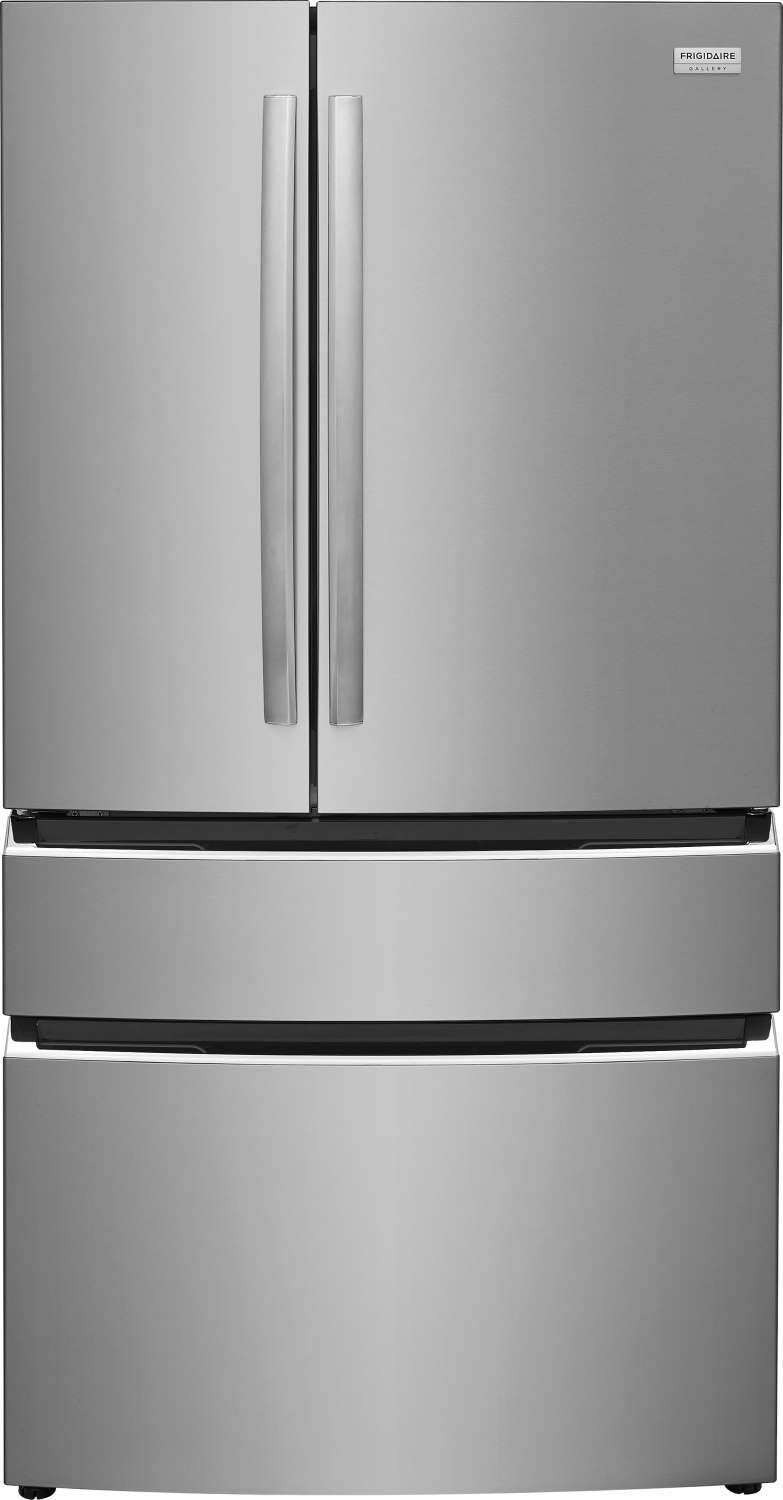 Frigidaire Gallery 36" 27.2 Cu. Ft. Smudge-Proof® Stainless Steel 4-Door French Door Refrigerator - GRMN2872AF
